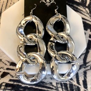 ✨Link Chain Silver earrings✨